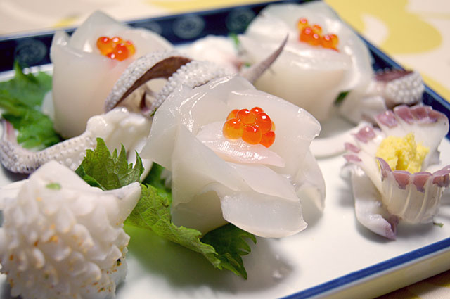 東京湾で釣れた肉厚の美味しいスミイカの調理方法です。